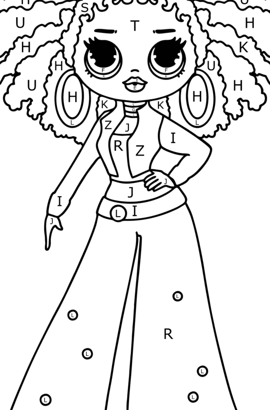 Desenho LOL OMG Royal Bee para colorir