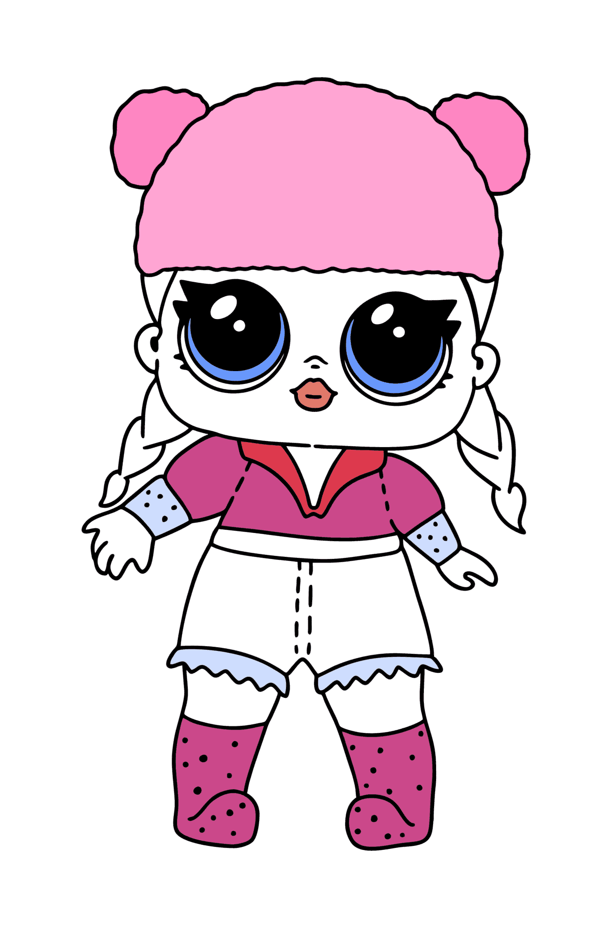 LOL Surprise Brrr B.B. Glam Glitter coloring page - Coloring Pages for Kids
