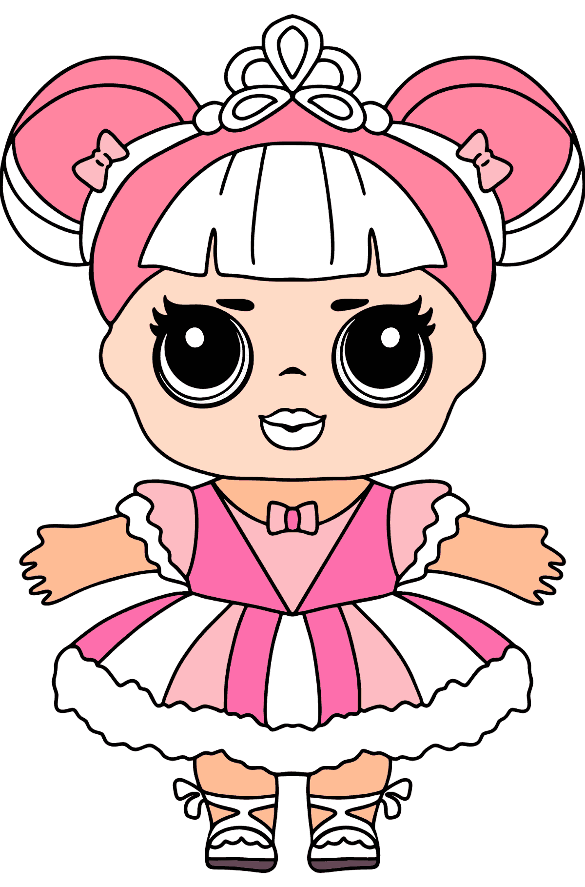 LOL Surprise Doll Center Stage Coloring page - Coloring Pages for Kids