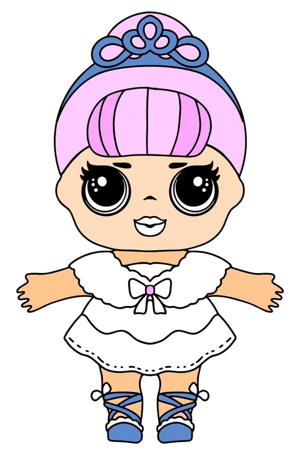 LOL Surprise Doll Merbaby Coloring page - Online and Print for Free!