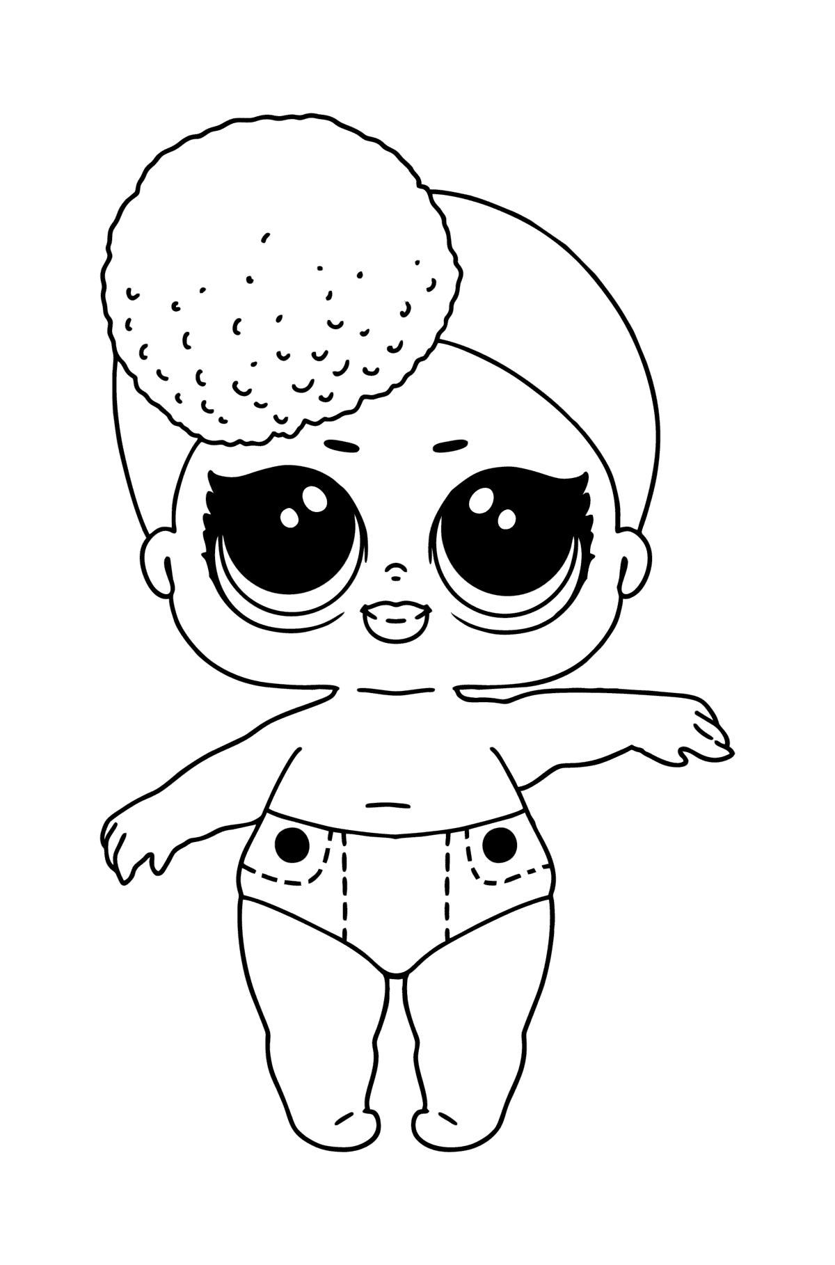 Coloring page LOL LIL Independent - Coloring Pages for Kids