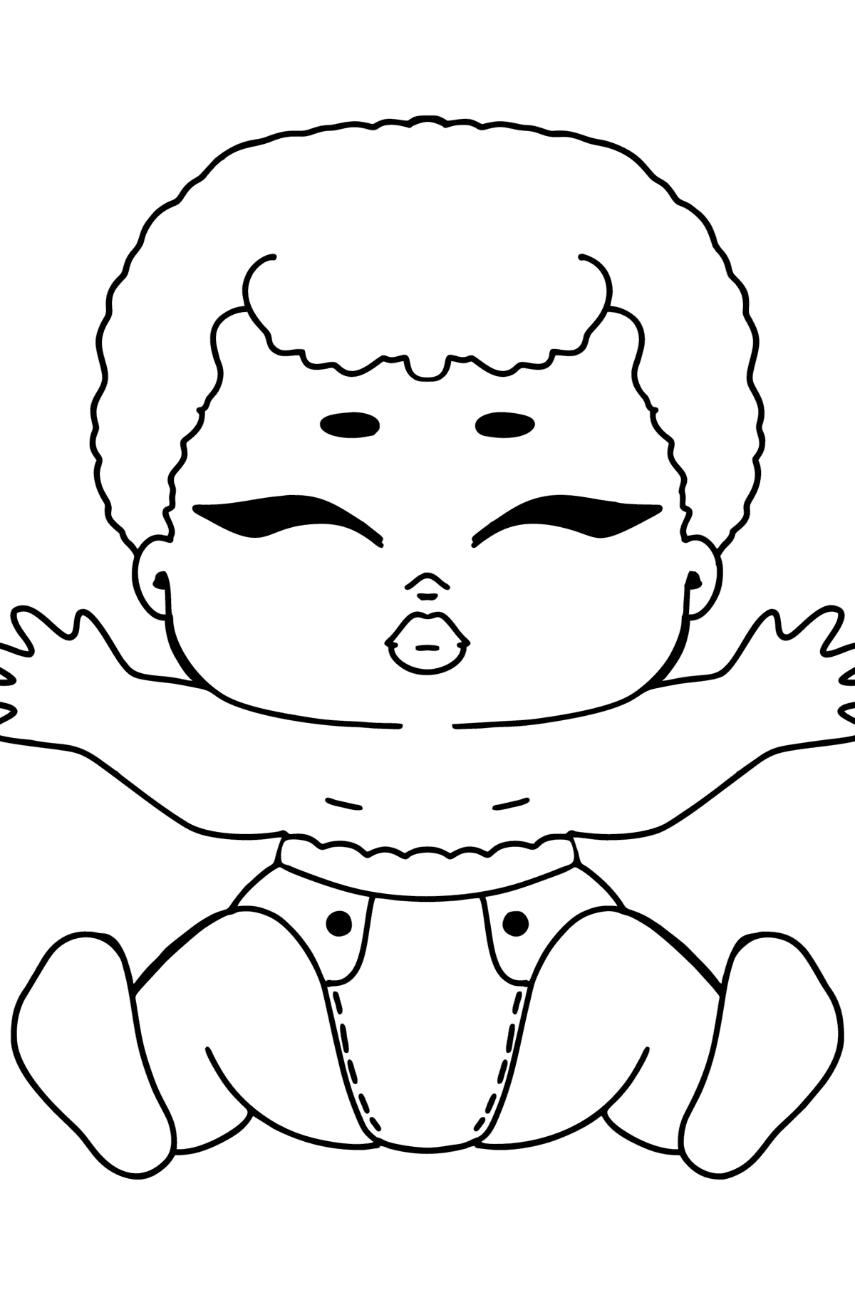 LOL Surprise Lil Sleeping B.B. coloring page - Coloring Pages for Kids