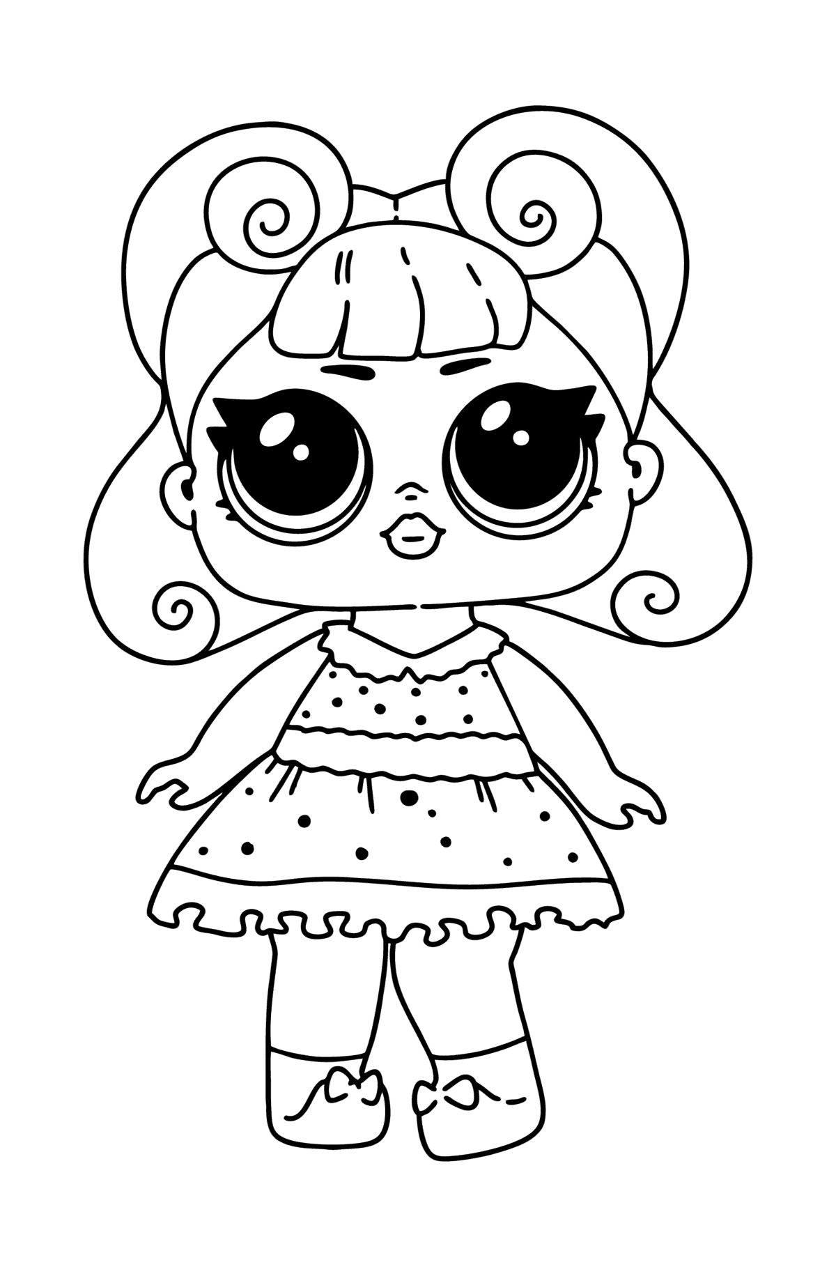 LOL Surprise Jitterbug coloring page ♥ Online and Print for Free