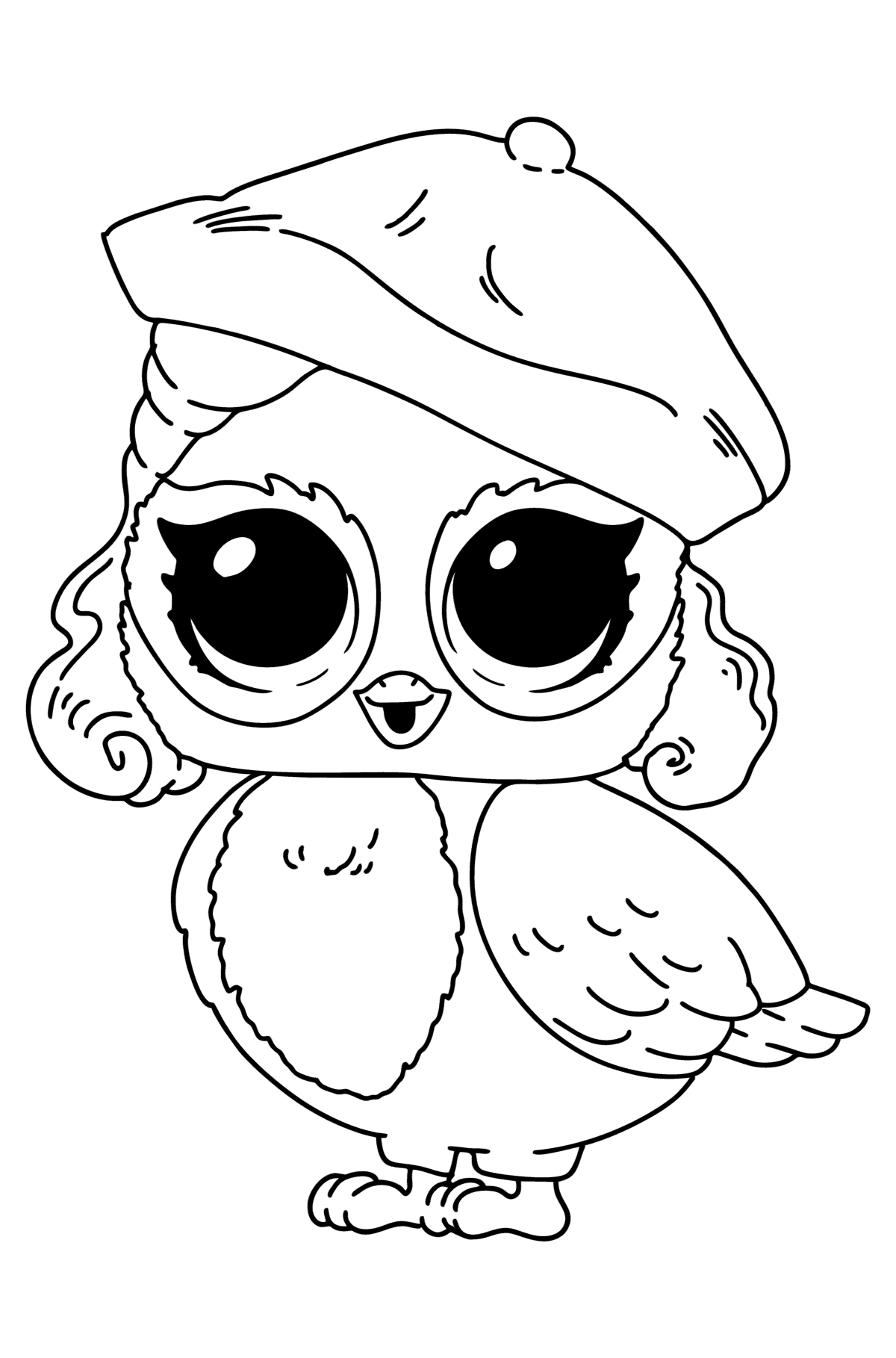 Coloring page LOL PET Angel Wings ♥ Online and Print for Free