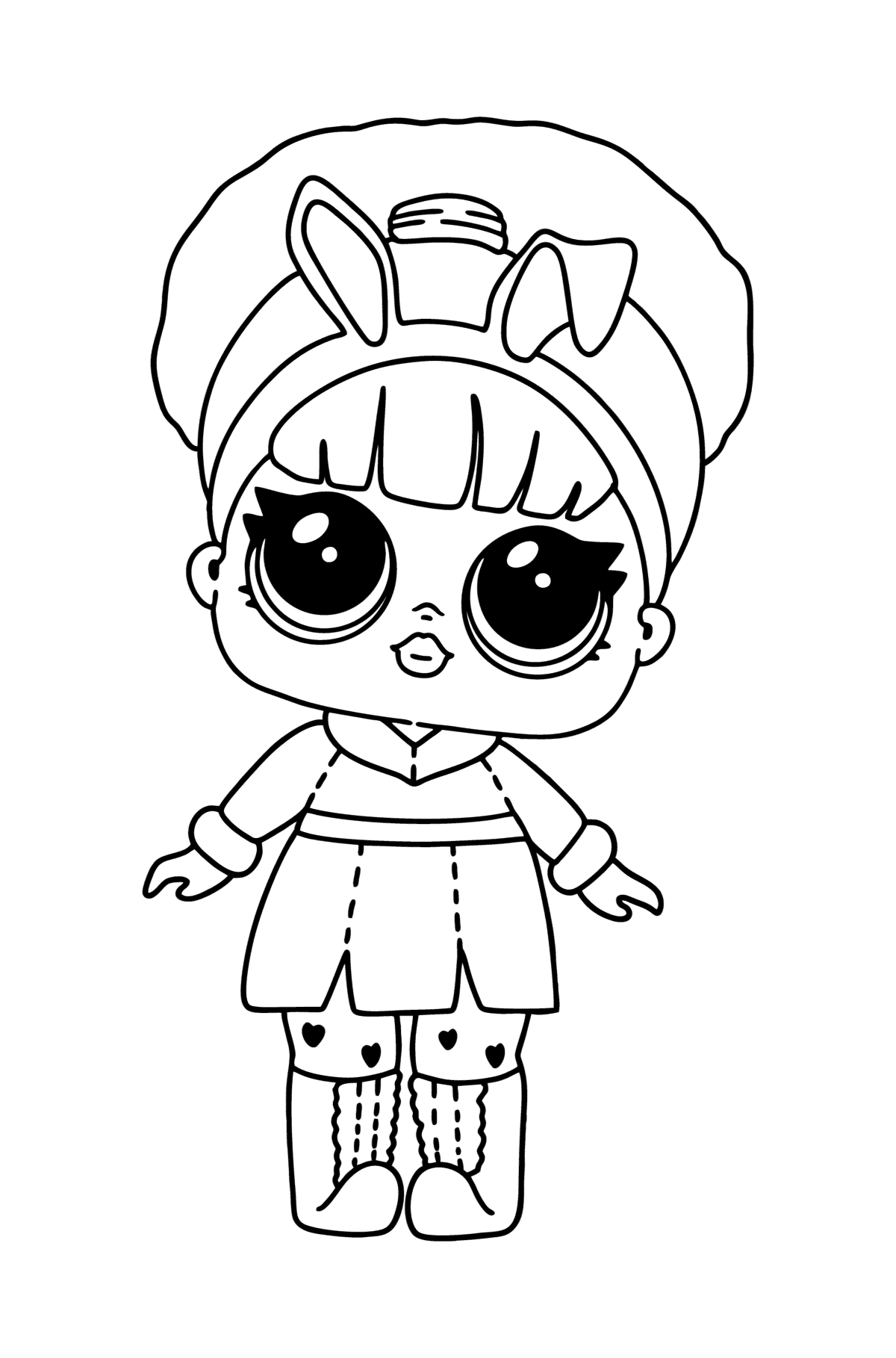 LOL Surprise Snow bunny coloring page - Coloring Pages for Kids