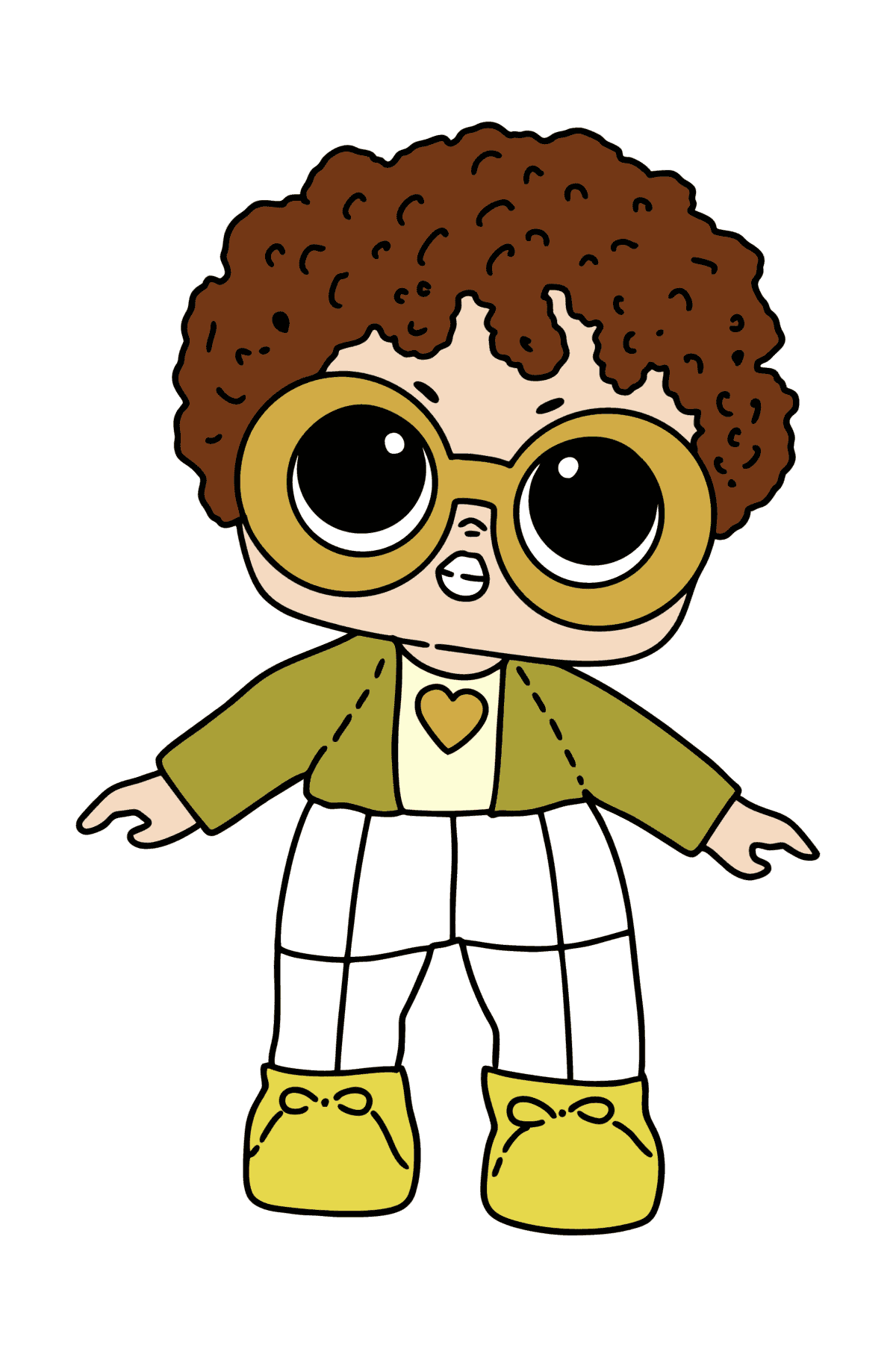 Розмальовка LOL Surprise Steezy Doll Boy - Розмальовки для дітей