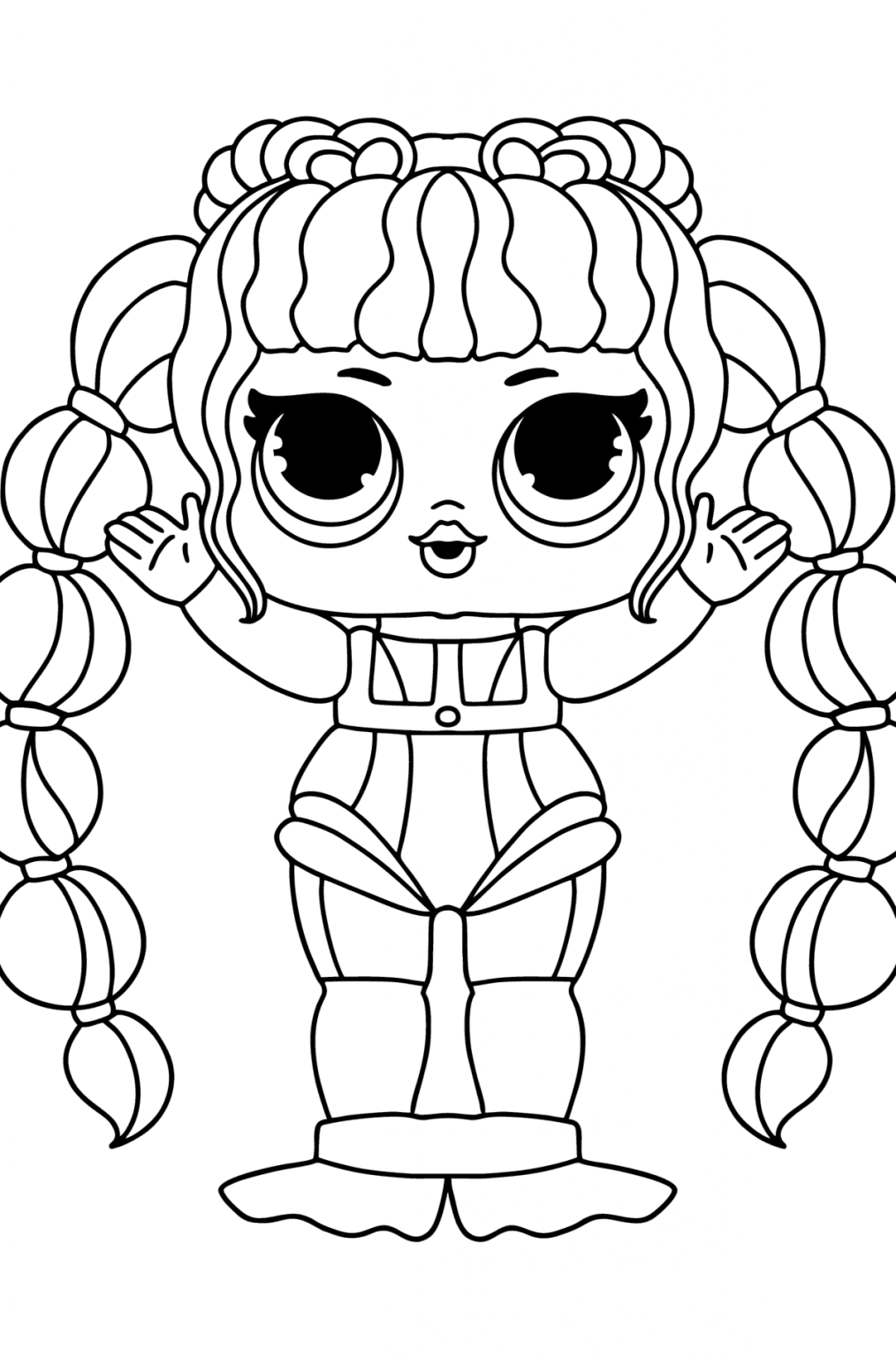 LOL Scuba Babe til fargelegging | Coloring-for-Kids.com