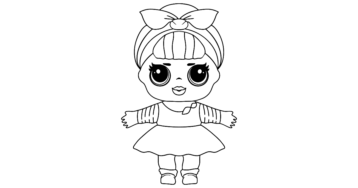 LOL Surprise Doll Sis Swing Coloring page - Online and Print!