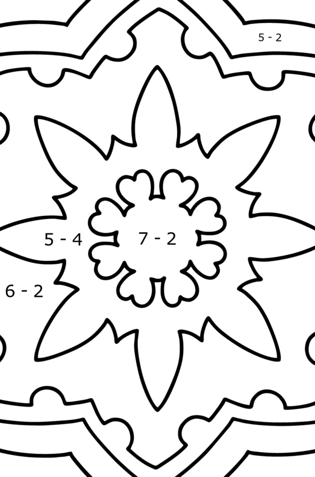 Mandala Coloring Page 5 Elements Online And Print For Free mandala-coloring-page-5-elements-online-and-print-for-free