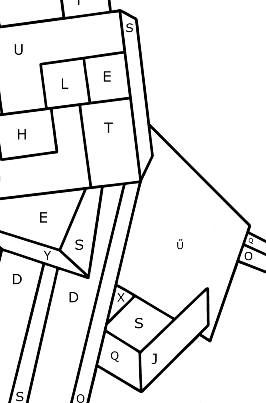 Kifestő Minecraft Ocelot Online és nyomtatható ingyen!