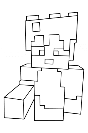 Minecraft Stampy colouring page ♥ Online and Print for Free!