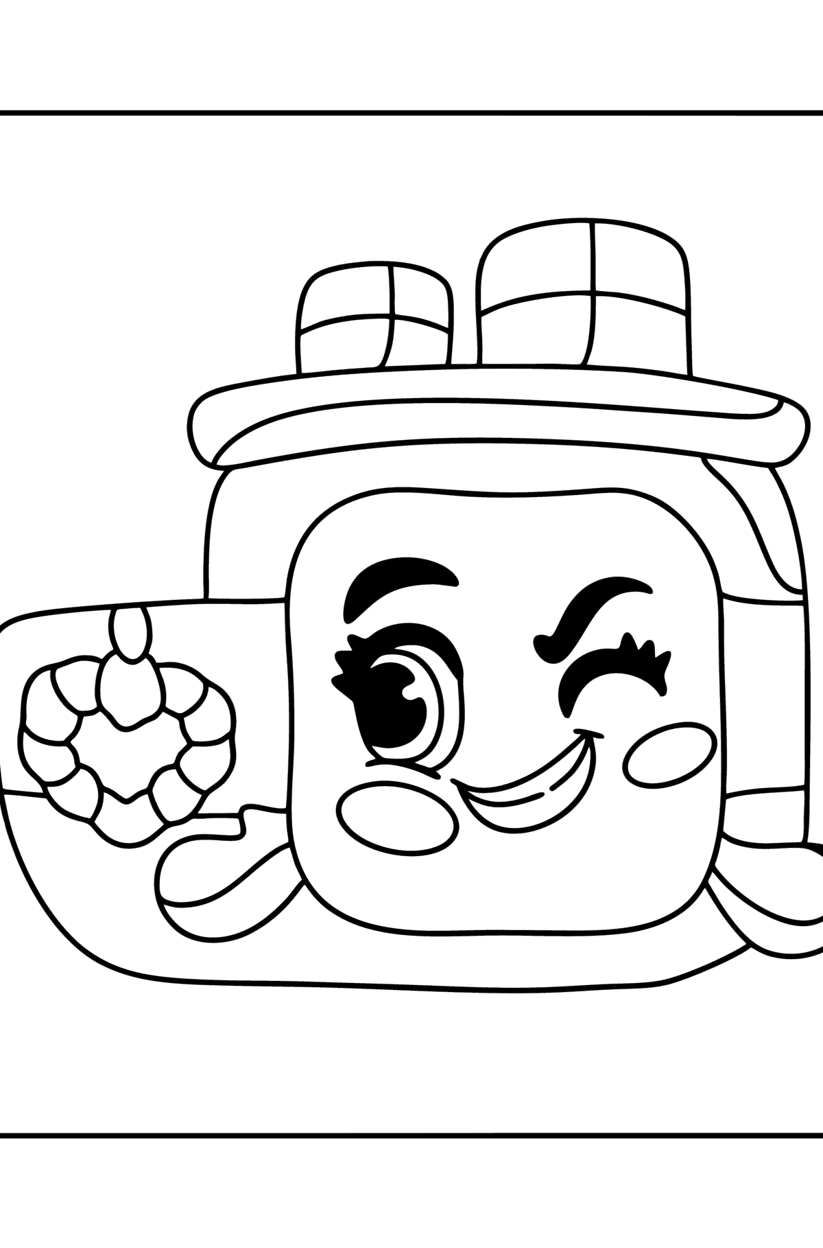 Coloring page MojiPops Floaty - Coloring Pages for Kids