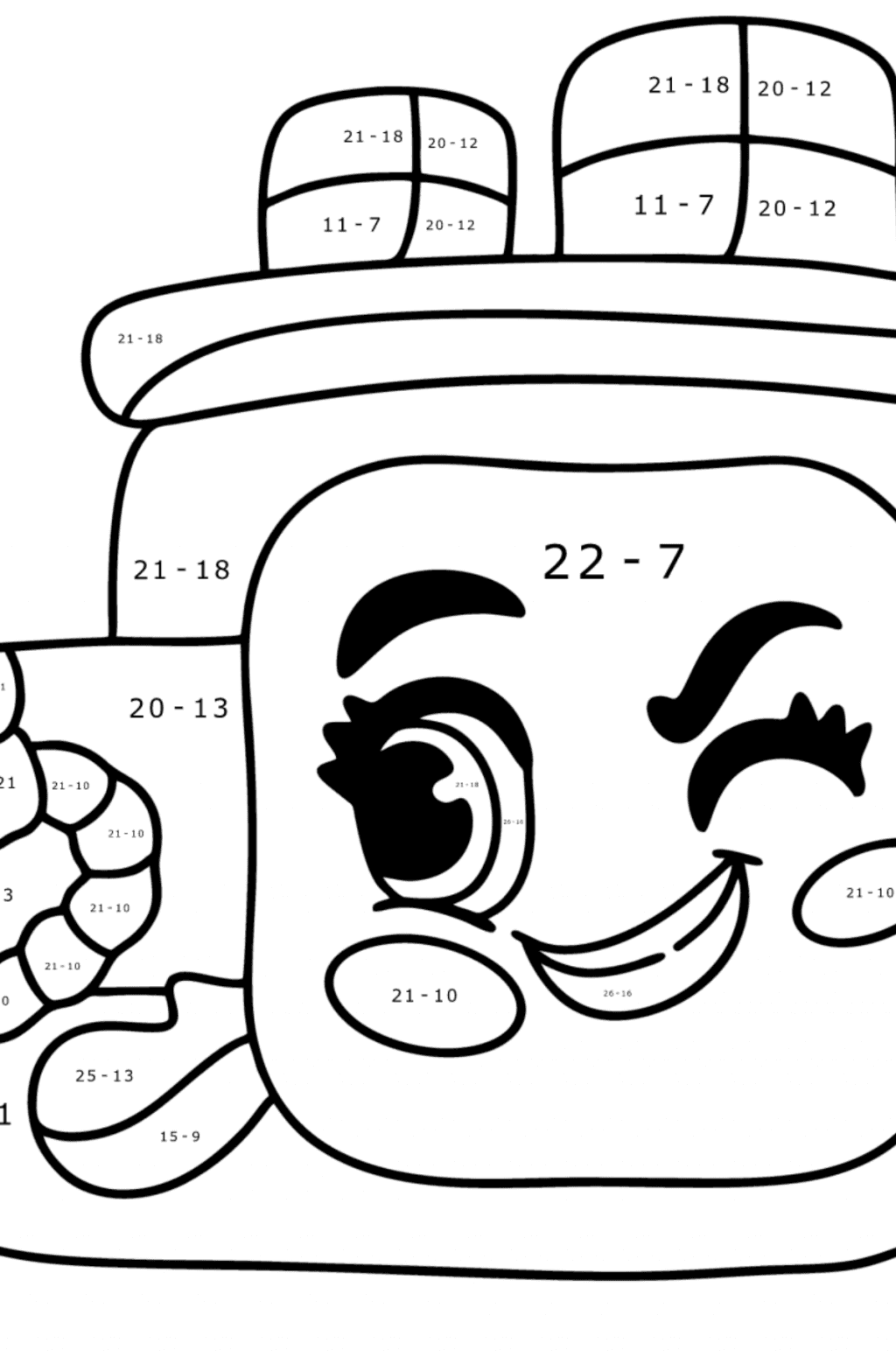 Coloring page mojipops floaty online and print for free 