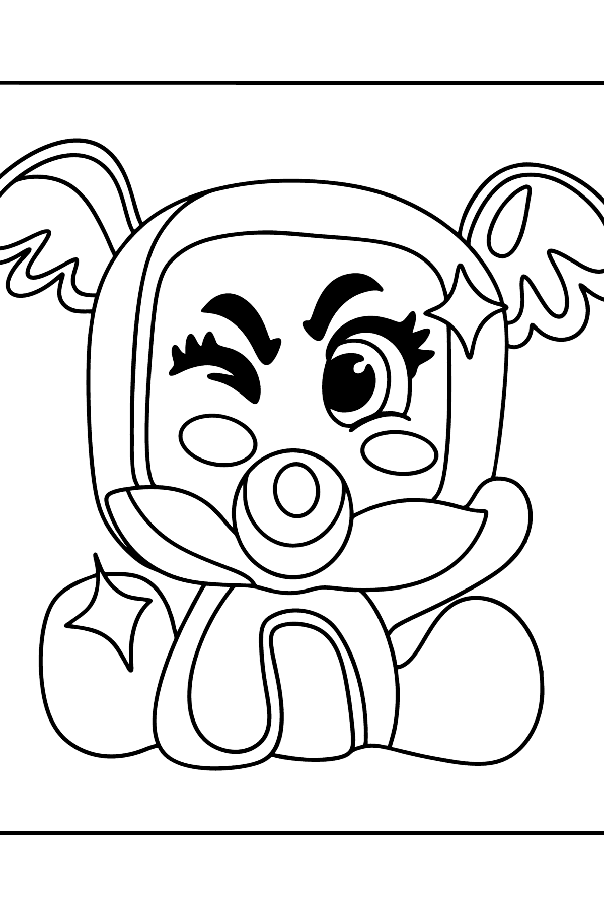 Coloring page MojiPops Kola - Coloring Pages for Kids