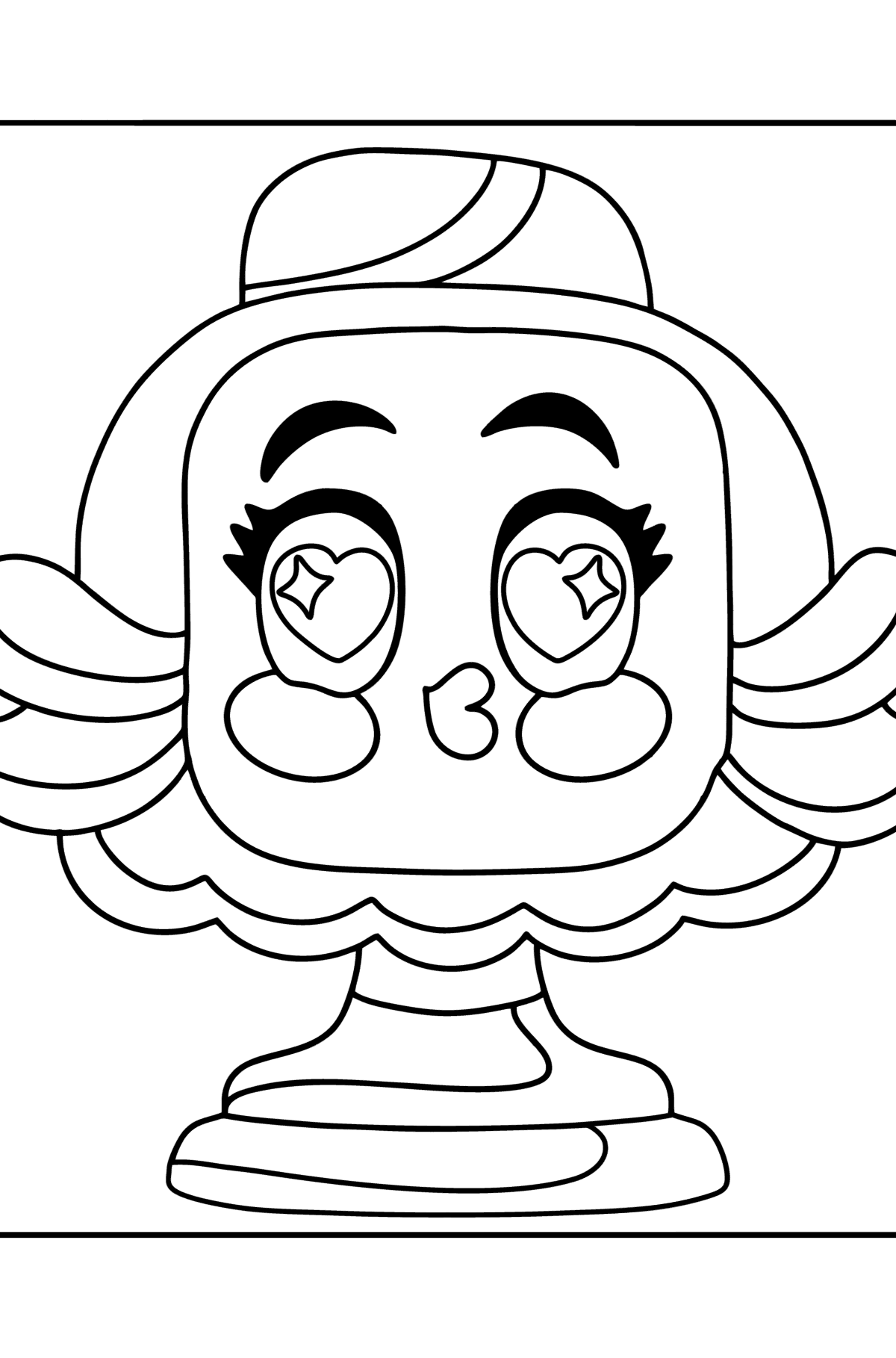 Coloring page MojiPops Lity - Coloring Pages for Kids
