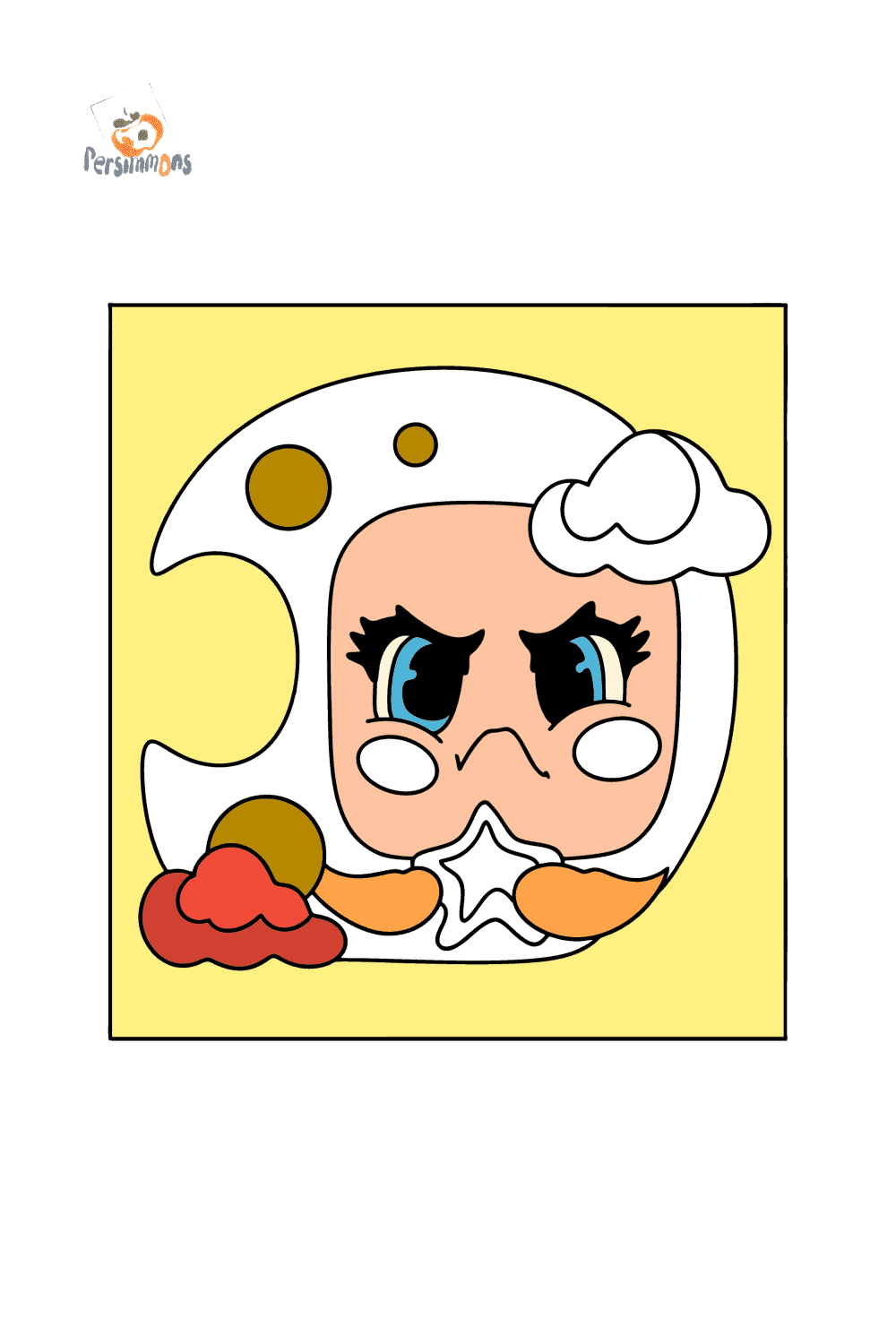 Coloring page MojiPops Mona ♥ Online and Print for Free!