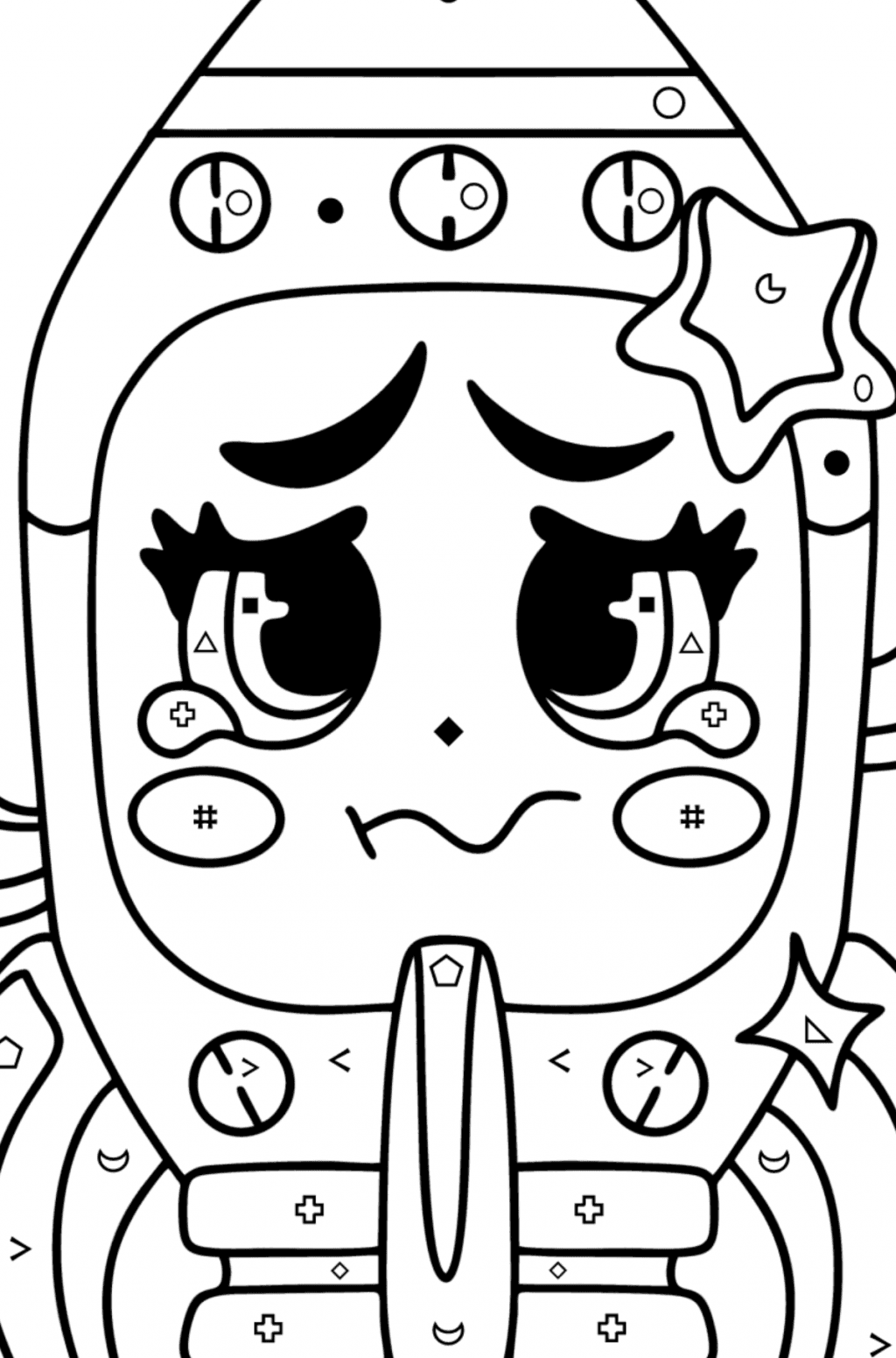 Dibujo mojipops roky para colorear imprime y en l nea