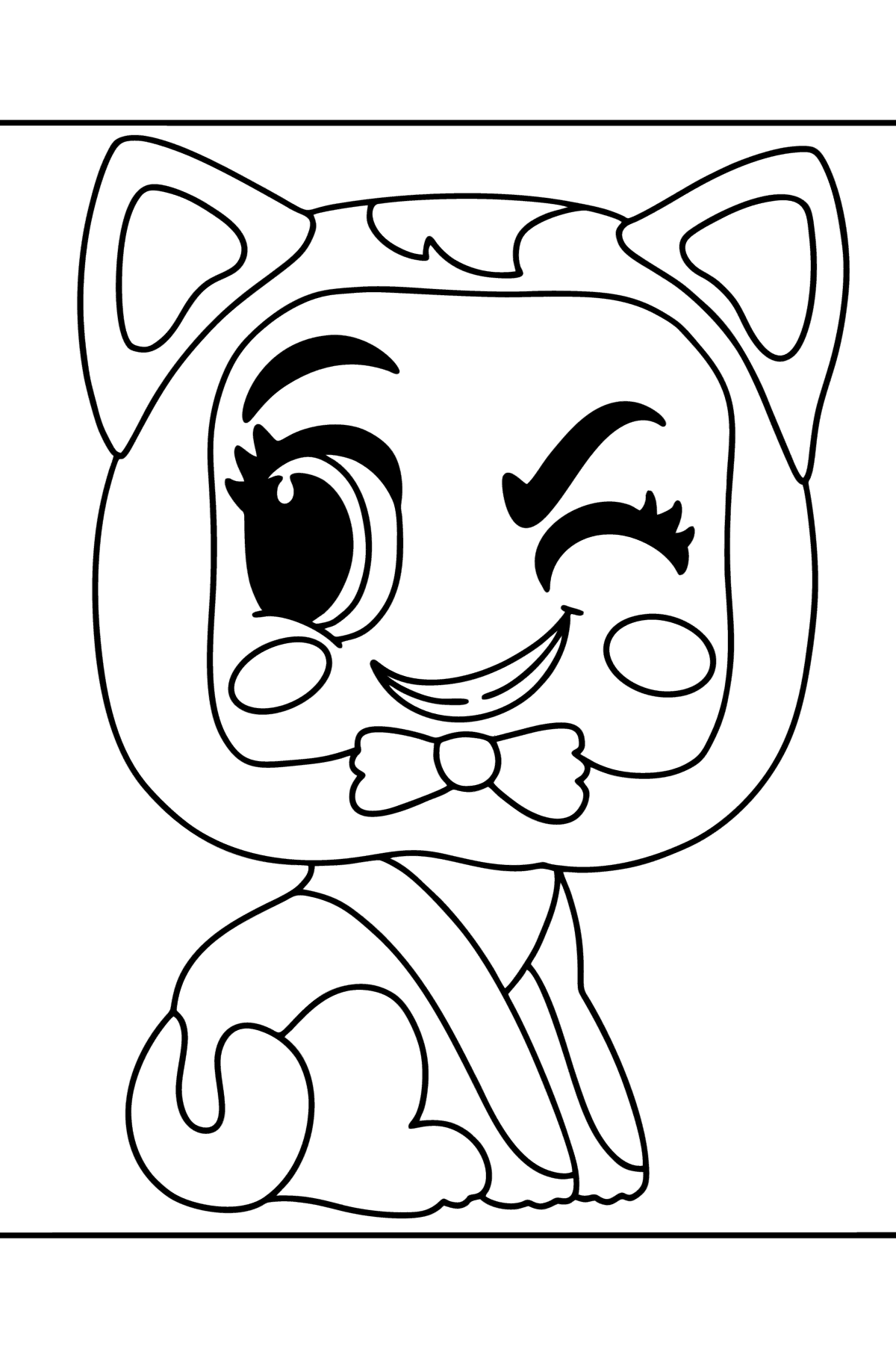 Coloring page MojiPops Snuggles - Coloring Pages for Kids