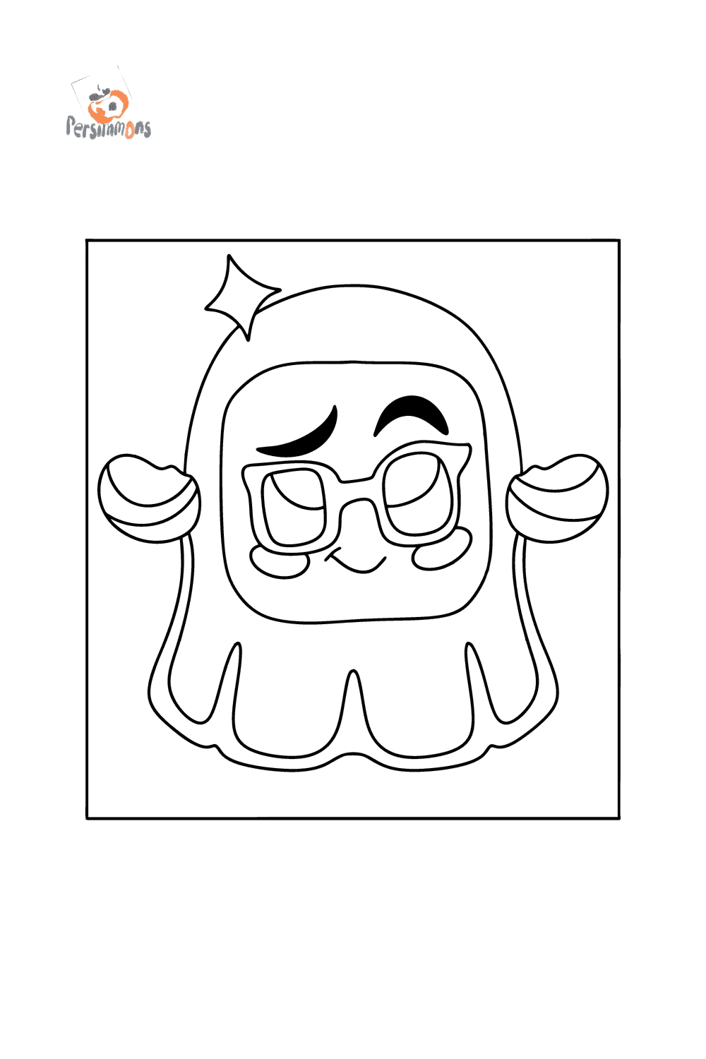 Coloring page mojipops spooky online and print for free 