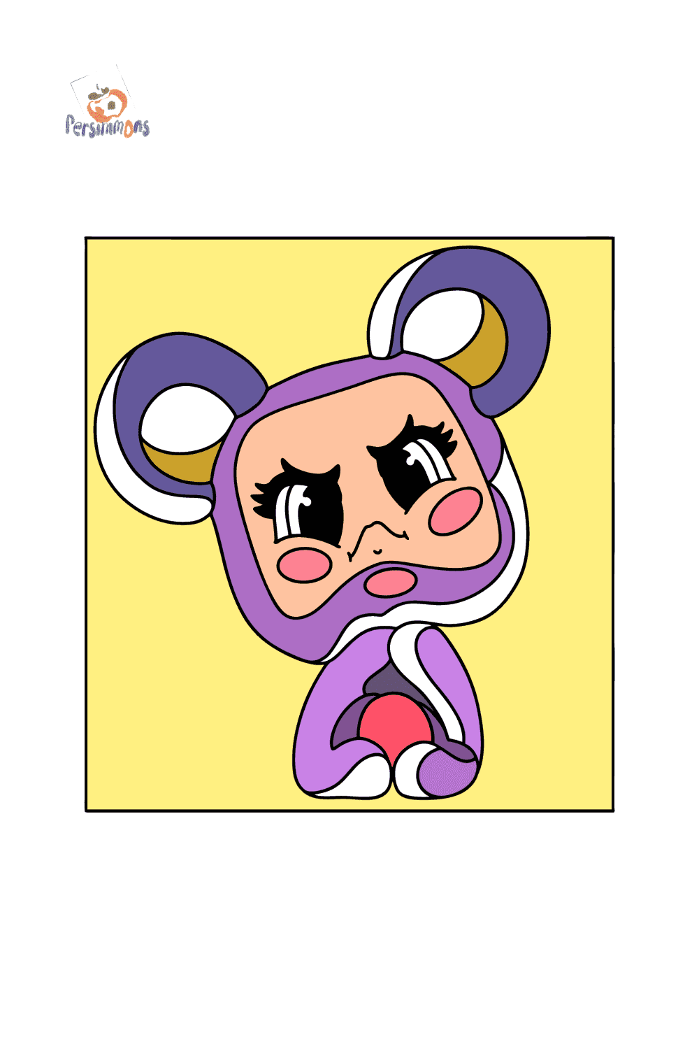 Coloring page mojipops squitty online and print for free 