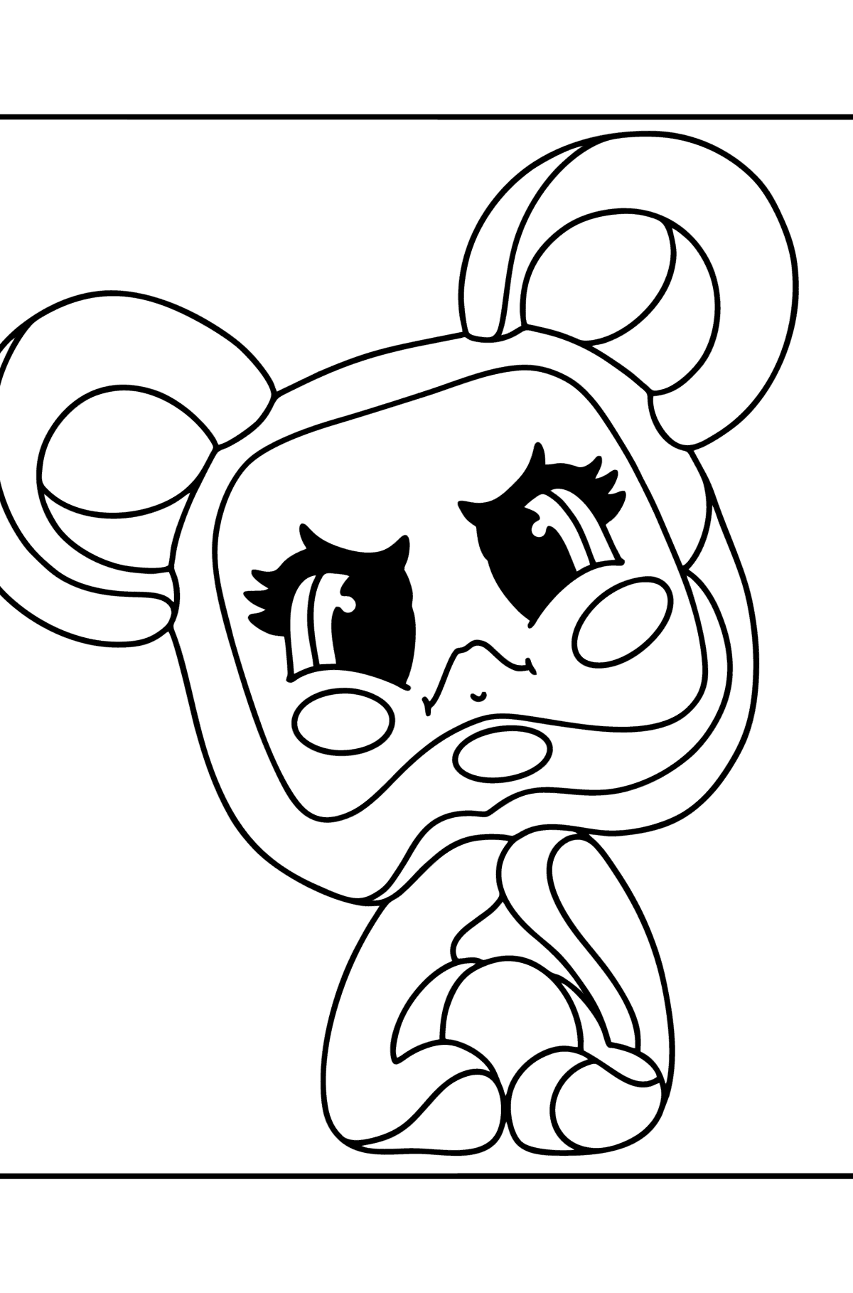 Coloring page MojiPops Squitty - Coloring Pages for Kids