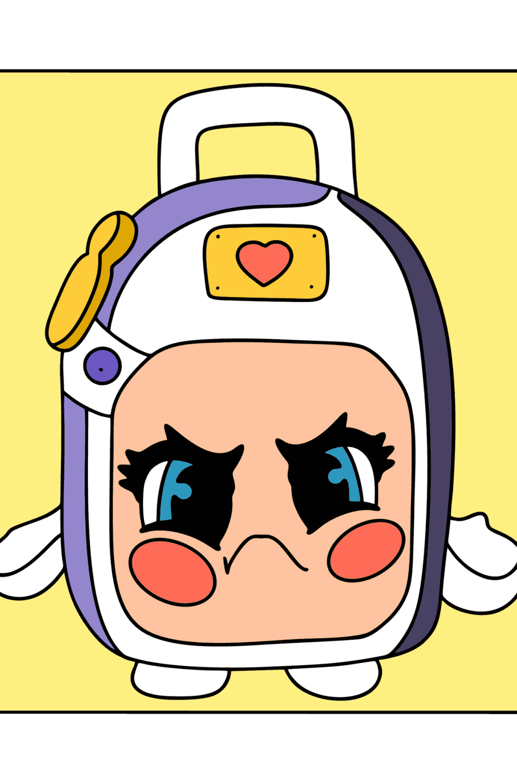 Desenho mojipops amy para colorir para imprimir e online