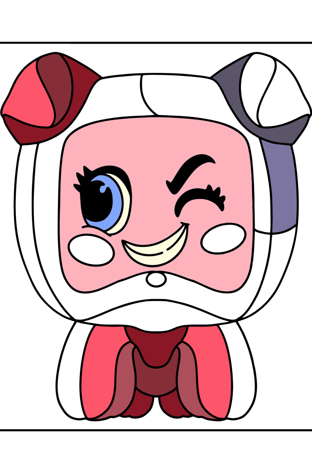 Desenho mojipops amy para colorir para imprimir e online