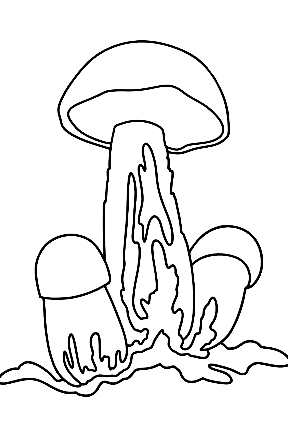 Orange-cap boletus coloring page - Coloring Pages for Kids