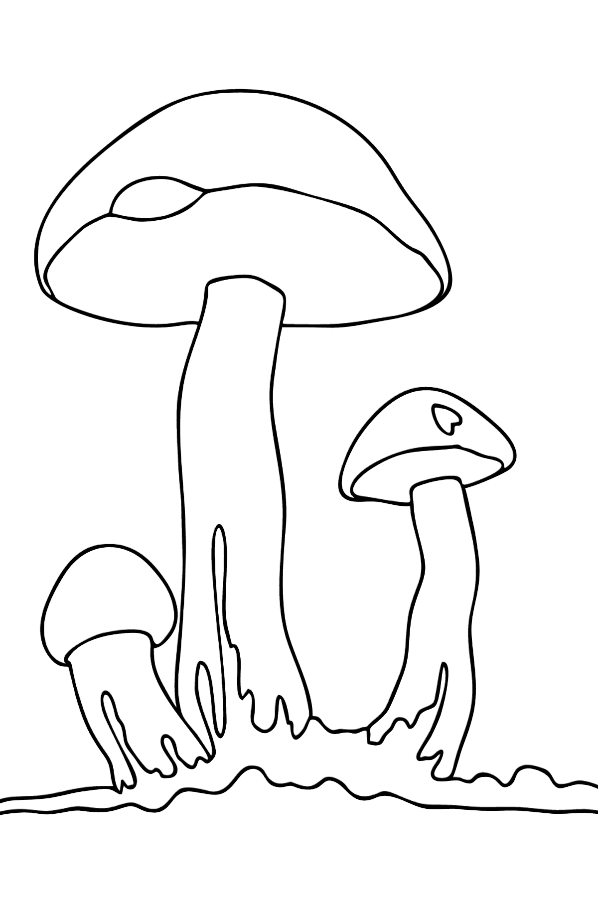 Rough boletus coloring page - Coloring Pages for Kids