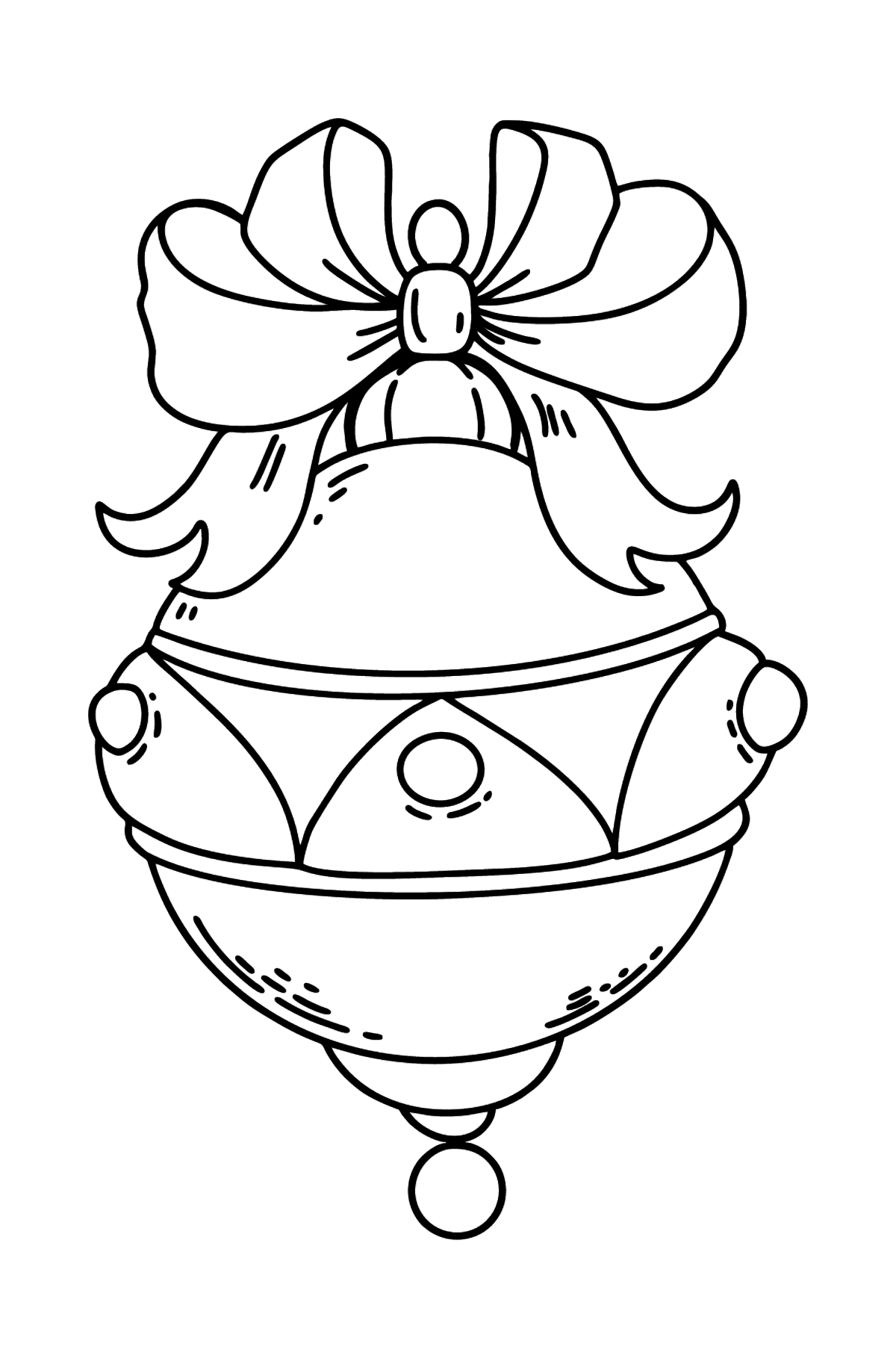 Christmas tree toy coloring page - Coloring Pages for Kids