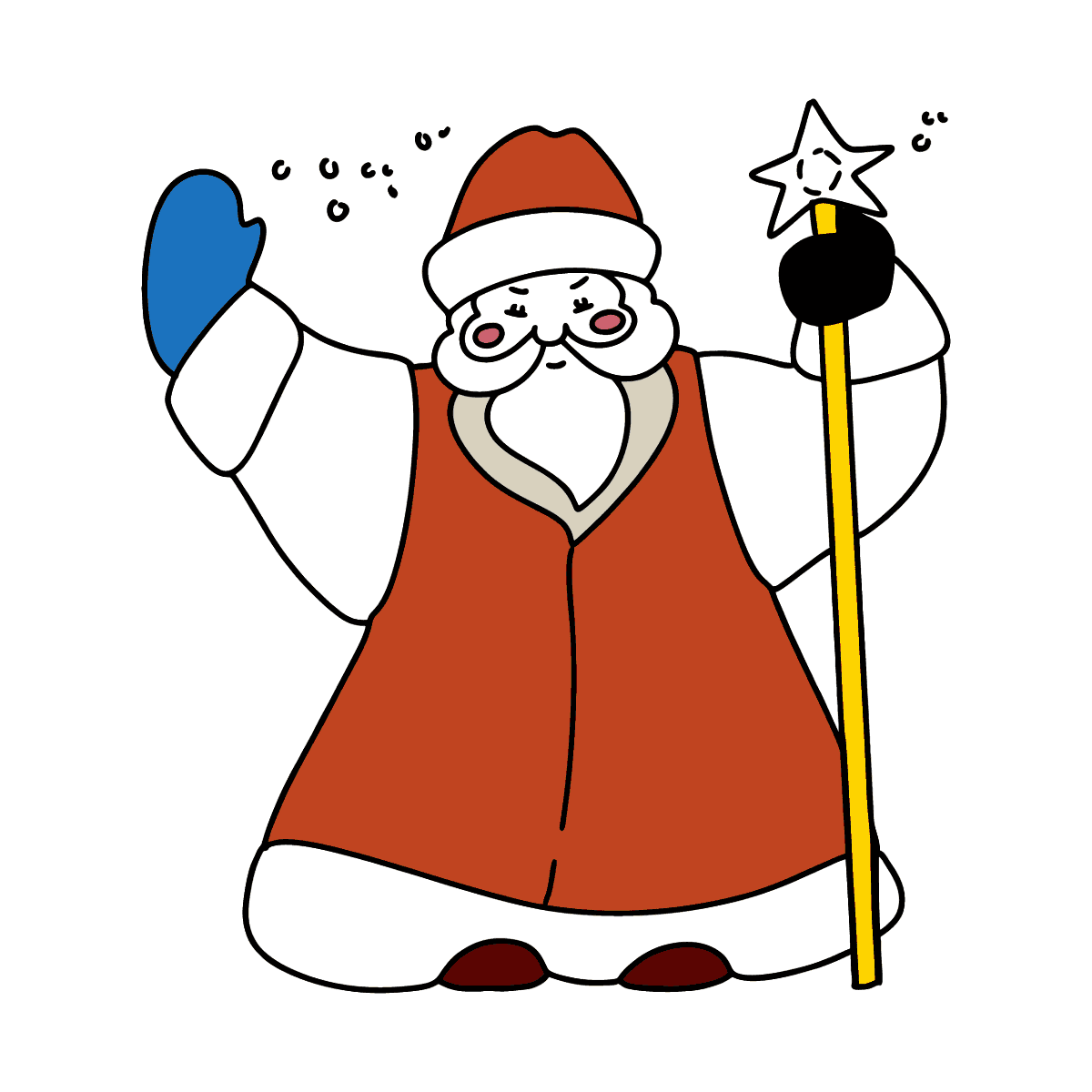 Father Frost coloring page ♥ Online, and Print for Free!