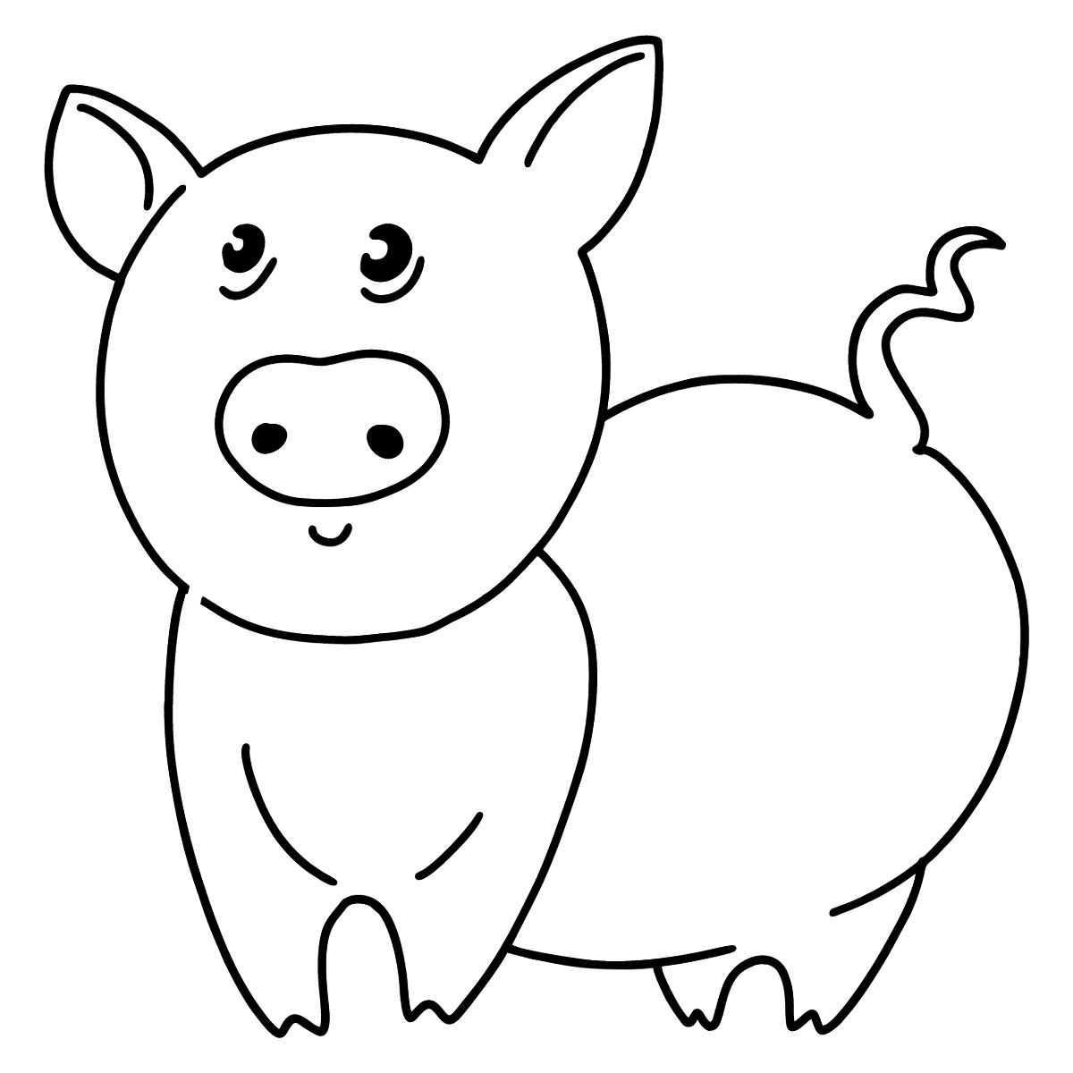 Piglet coloring page ♥ Online or Printable for Free!