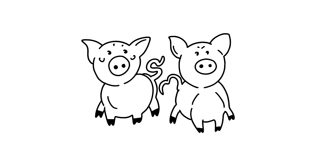 Piglets coloring page ♥ Online or Printable for Free!