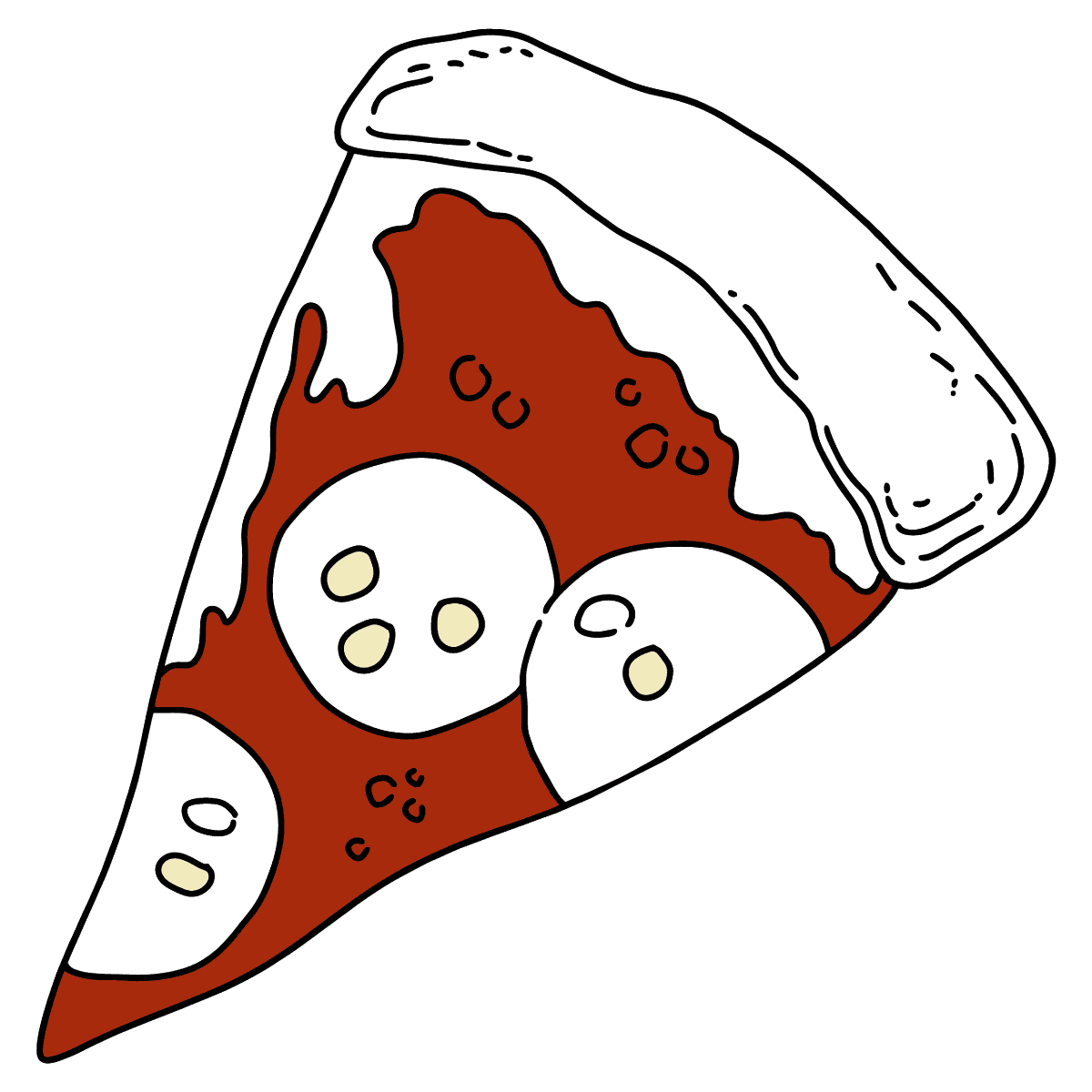 пицца пепперони раскраска фото 43