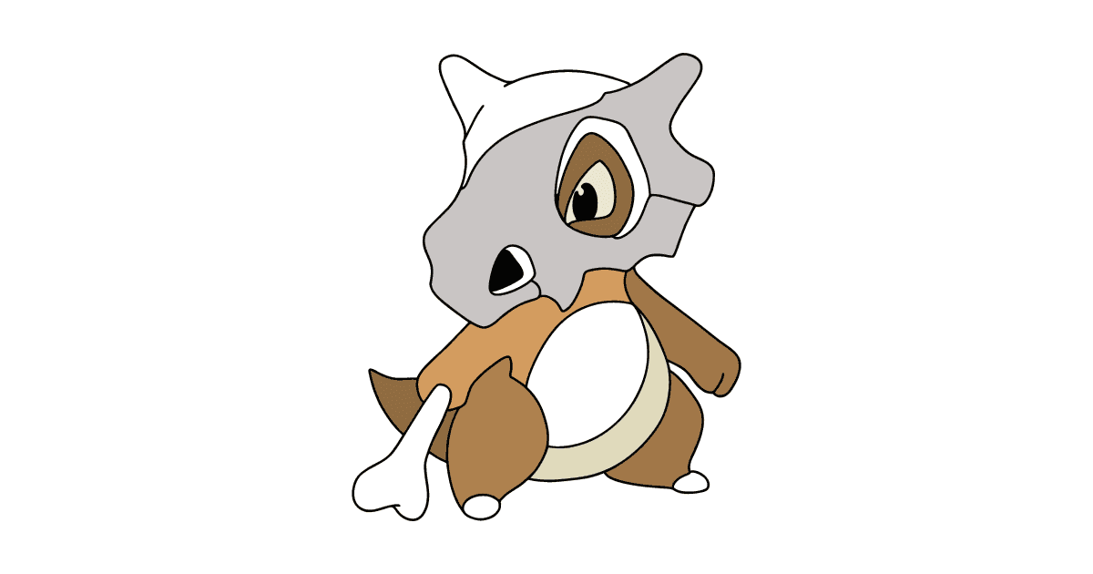 Desenhos para colorir de desenho do pokémon cubone para colorir