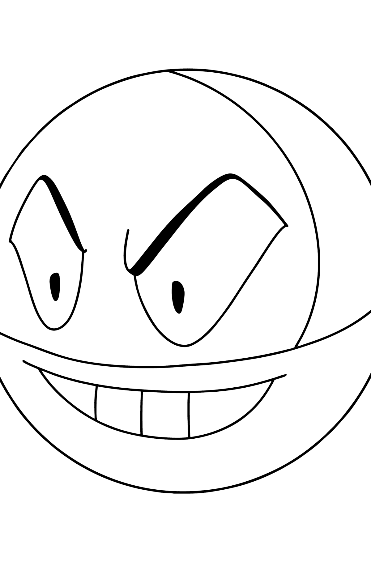 Pokemon Go Electrode coloring page - Coloring Pages for Kids