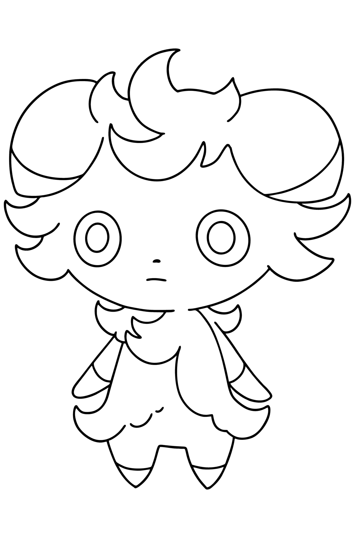 Pokemon Go Espurr coloring page - Coloring Pages for Kids