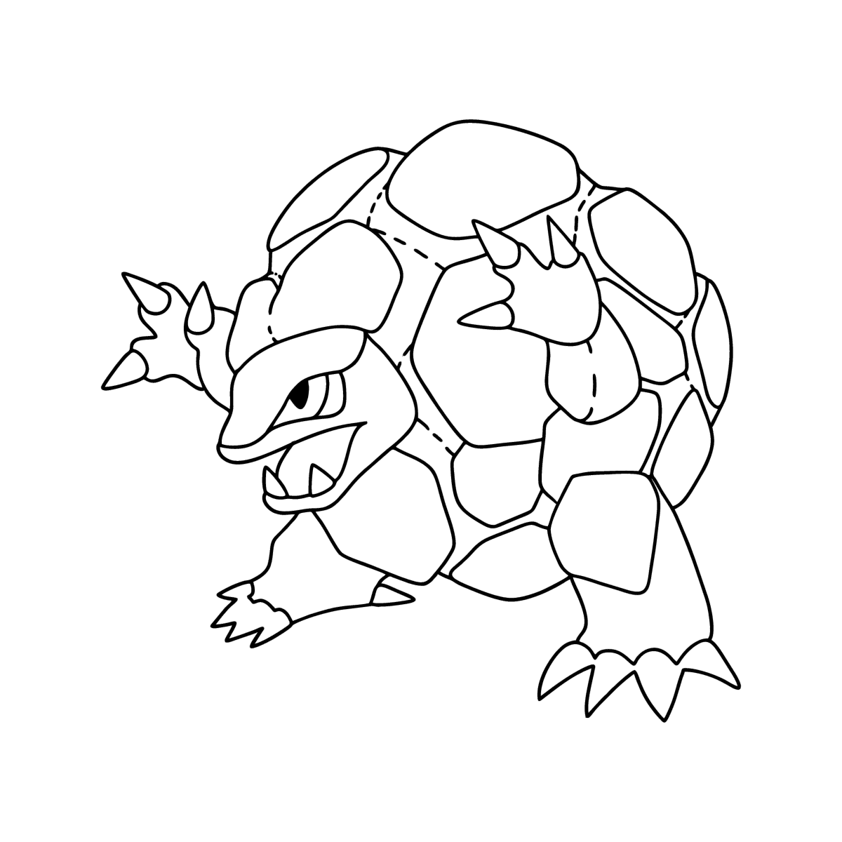 Desenho de Pokémon GO para colorir