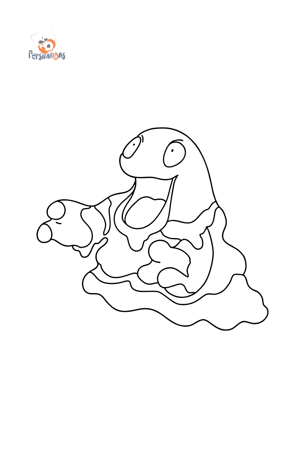 glimmora coloring page easy pokemon