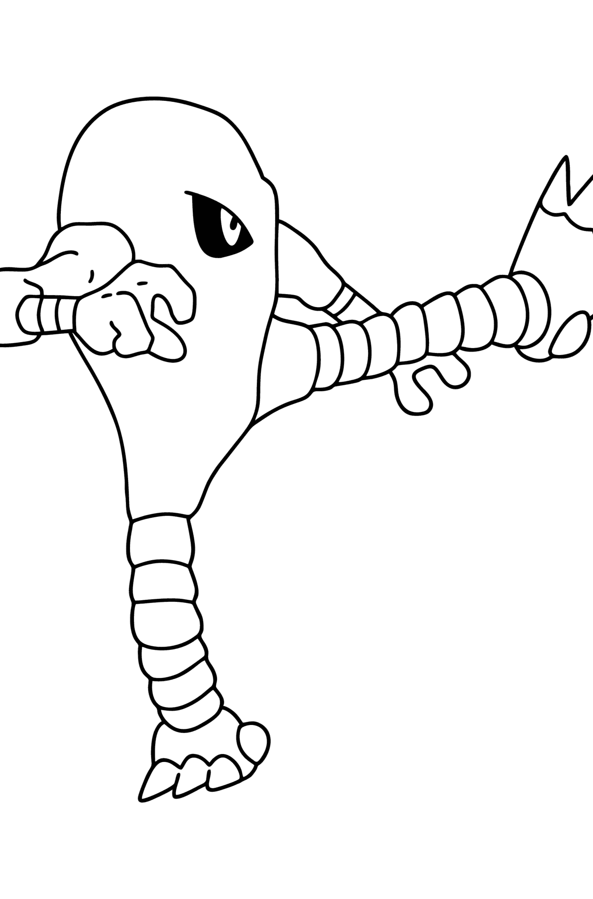 Hitmonlee Coloring Pages: Fun and Creative