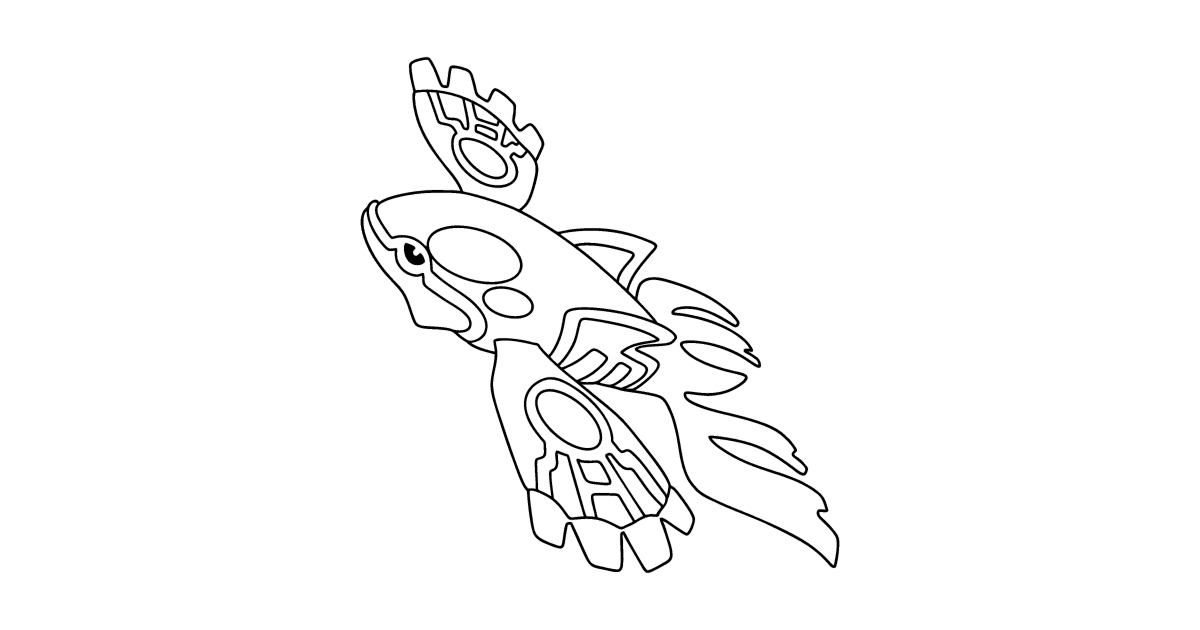 Coloring page Pokemon Go Kyogre ♥ Online and Print for Free! 