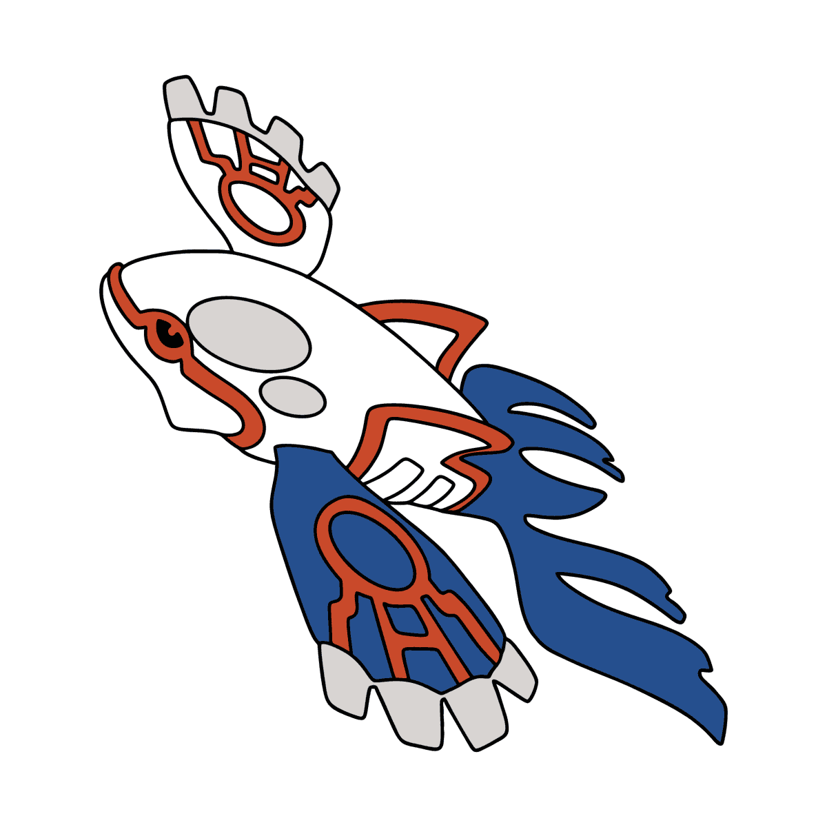 Coloring page Pokemon Go Kyogre ♥ Online and Print for Free! 