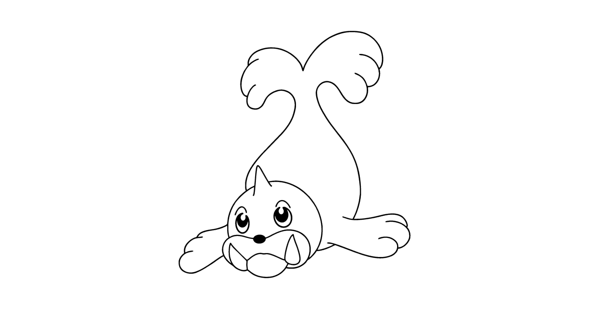 sealeo coloring page pokemon