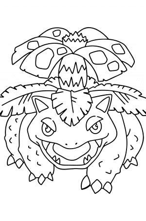 Coloring page Pokémon Go Venusaur ♥ Online and Print for Free!