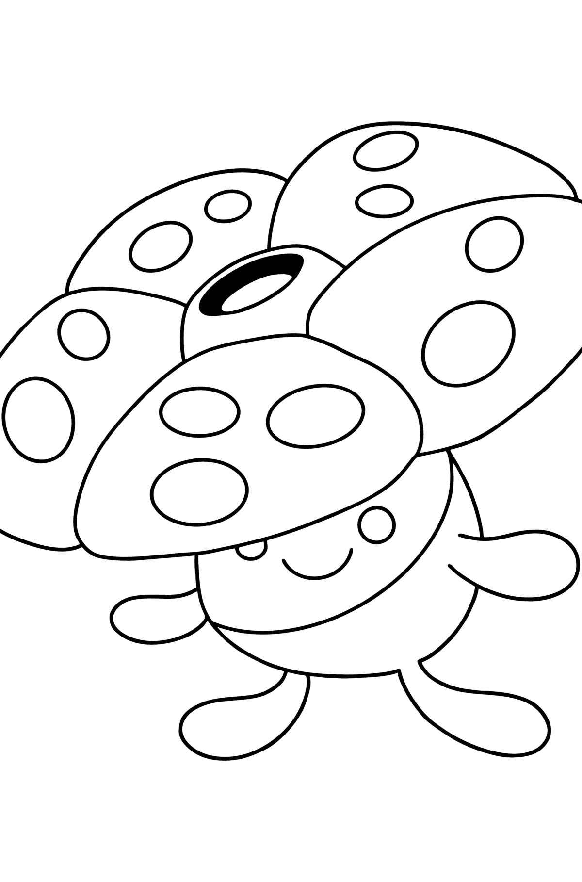 Раскраска Покемон (Pokemon Go) Vileplume - Картинки для Детей