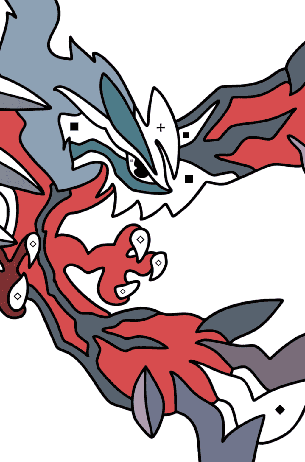 Coloring page Pokemon Go Lucario ♥ Online and Print for Free!