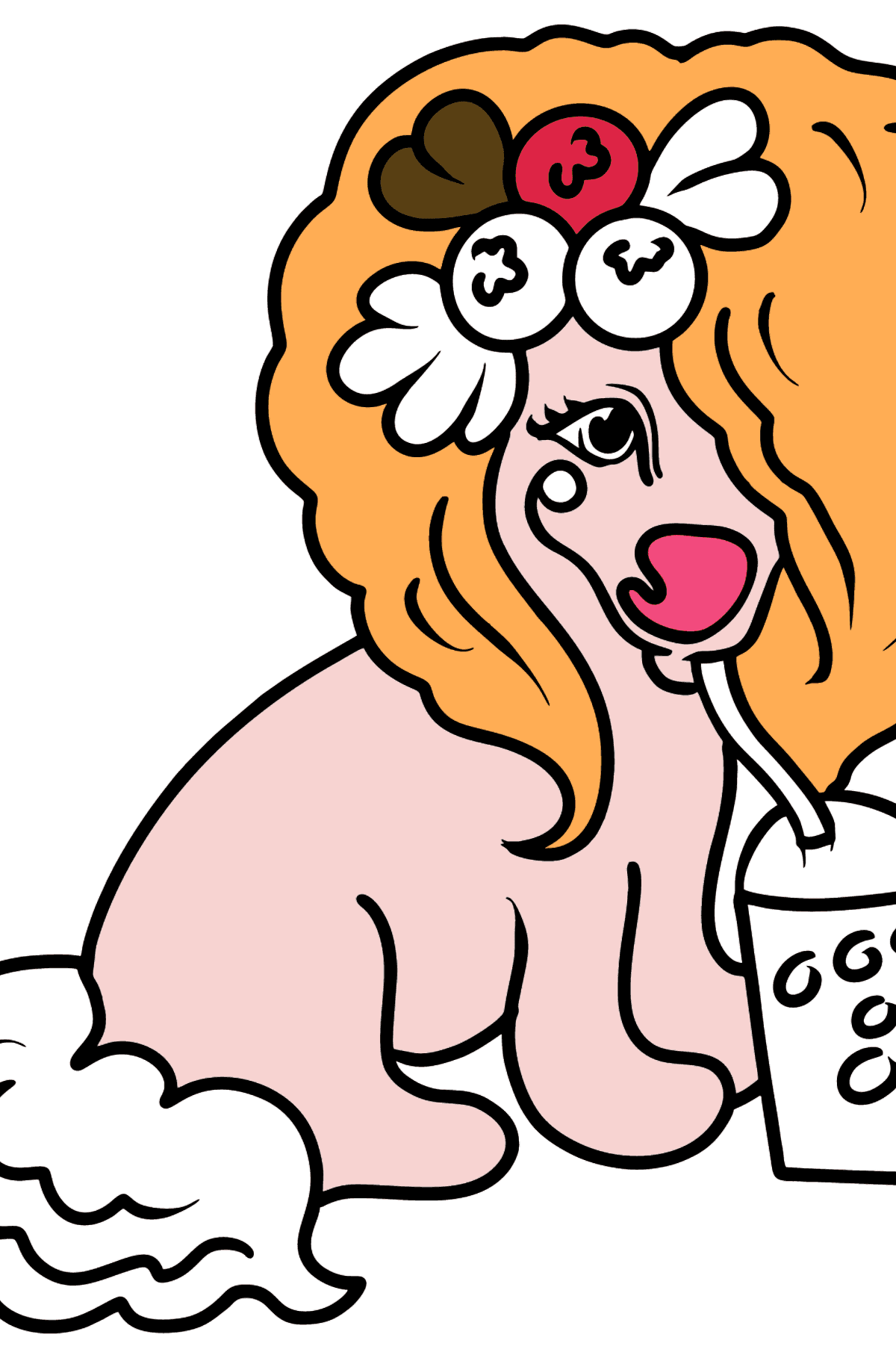 Dibujo de Holly Pony para colorear - Dibujos para Colorear para Niños