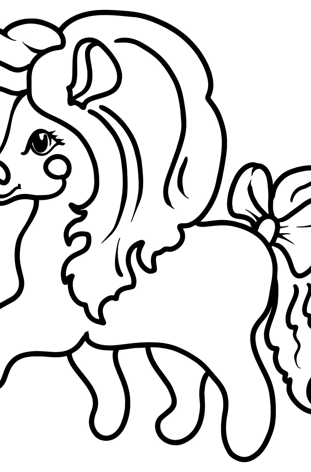 Tinesha Pony coloring page - Coloring Pages for Kids