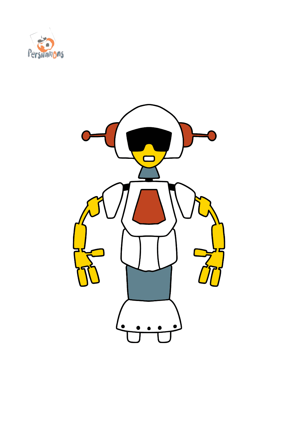 Robot Girl coloring page ♥ Online and Print for Free!