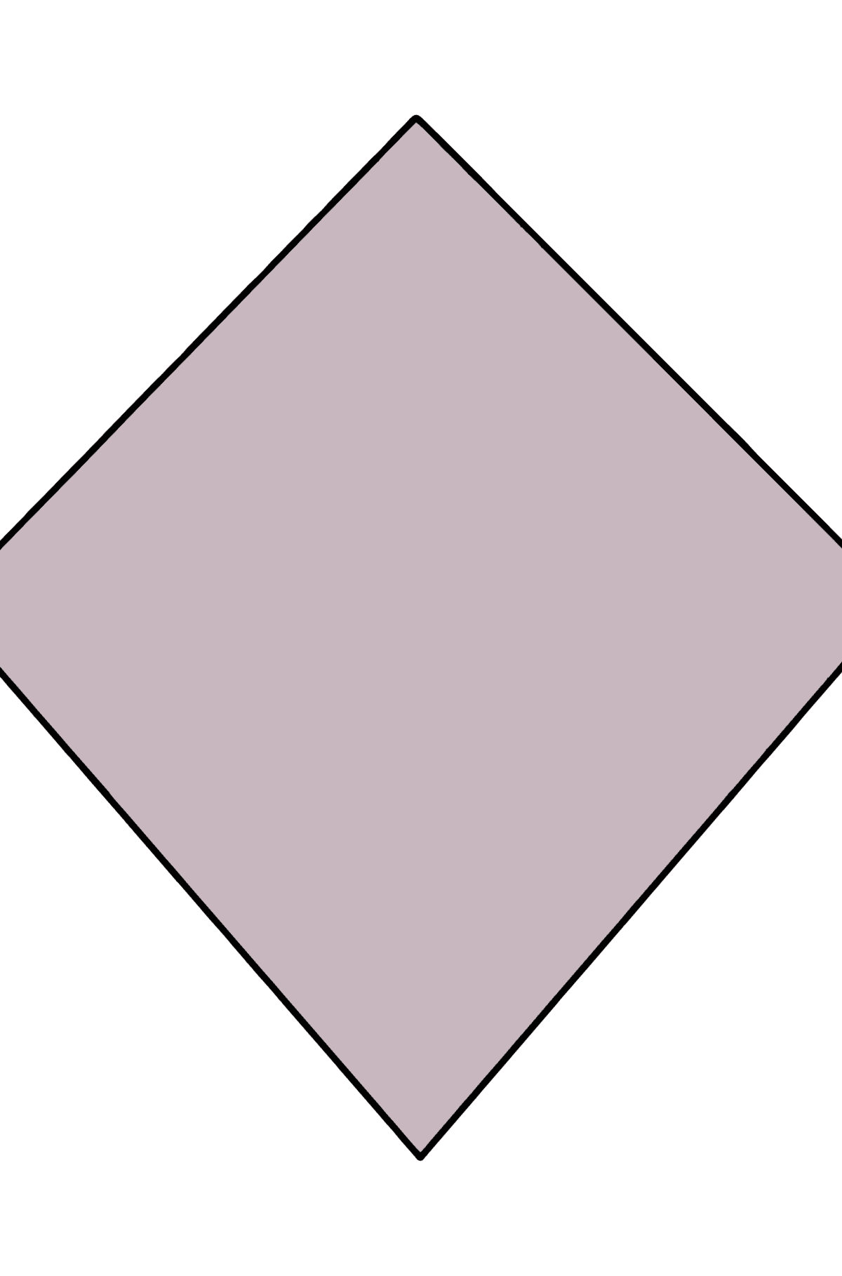 Rhombus coloring page - Coloring Pages for Kids